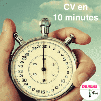 CV 15 changements en moins de 10 minutes